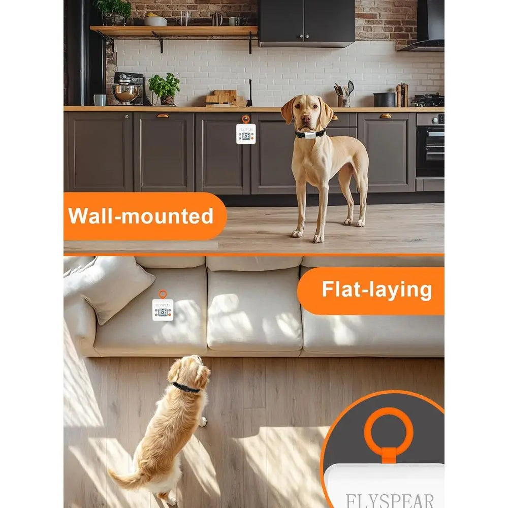 Indoor Rechargeable Wireless Pet Barrier, Adjustable Range