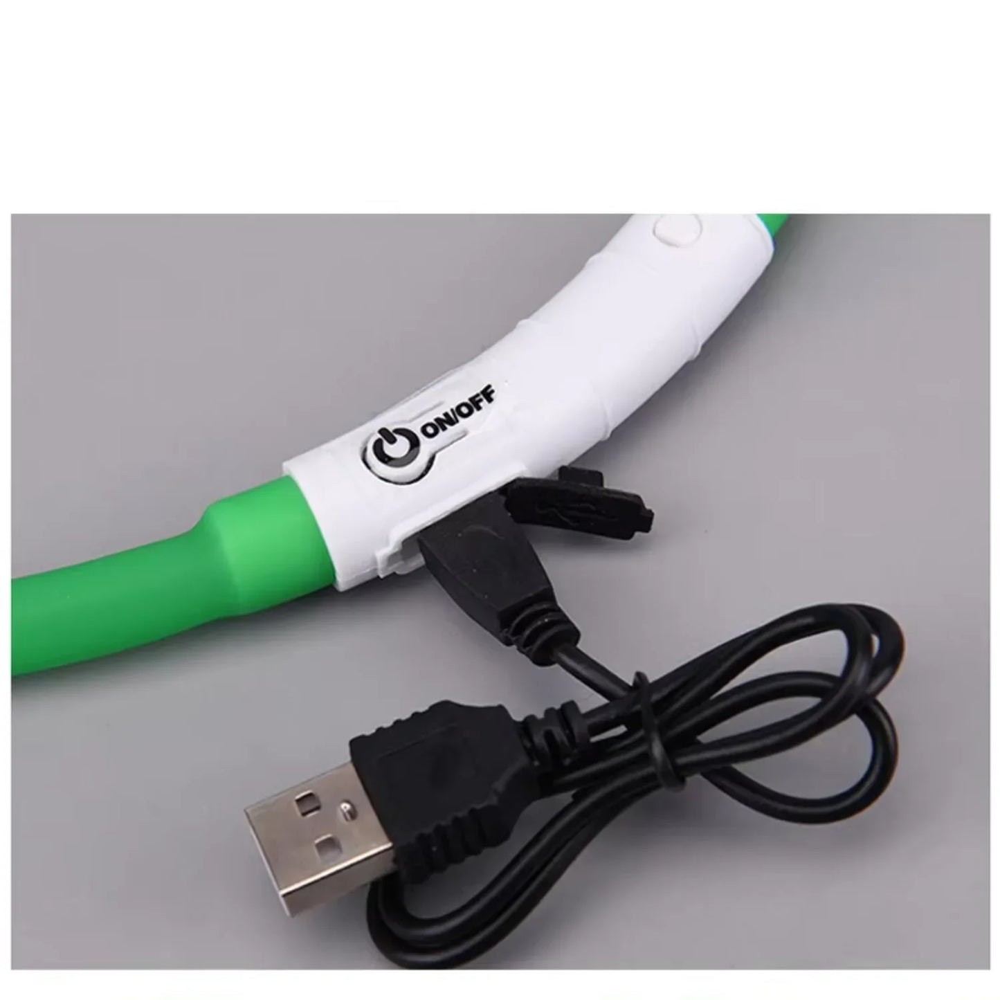 LED Rechargeable Luminous Waterproof Dog Collar