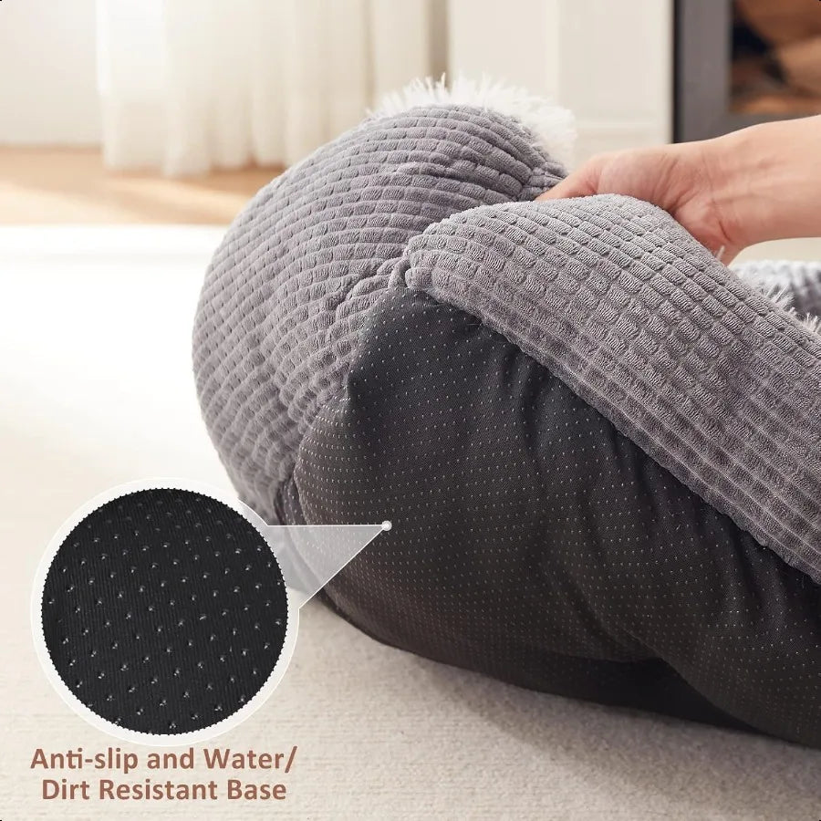 Indoor Luxury  2 n 1 Orthopedic  Pet Bed with Blanket