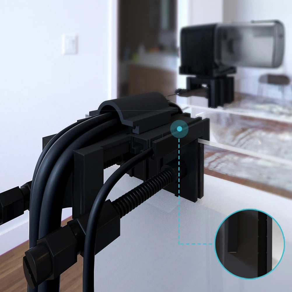 Inflow/Outflow Pipe Bracket for Aquarium Filtration