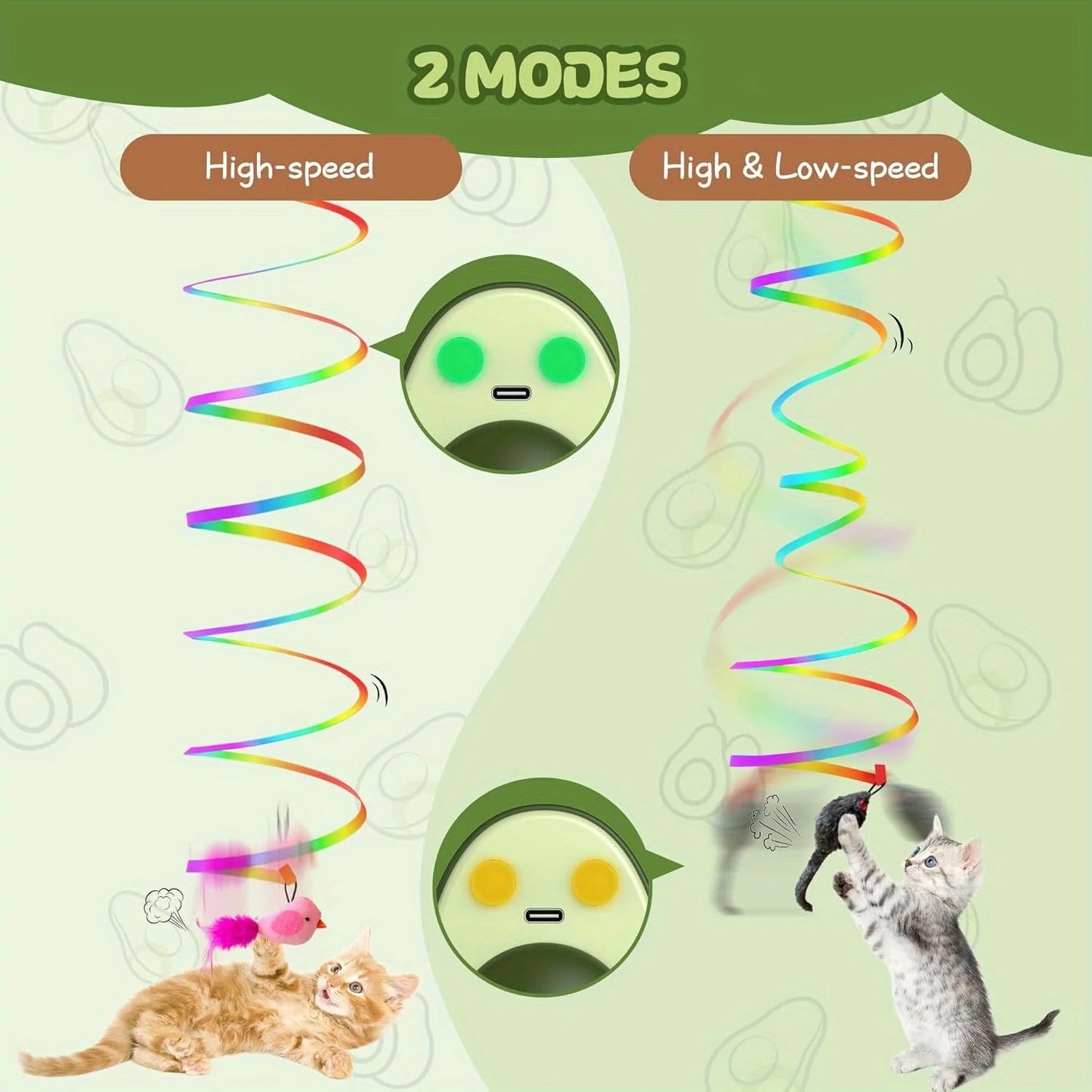 Indoor Wall/Door Mount Adhesive Cat Toy