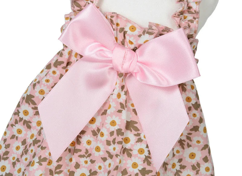 Pink Floral 1pc Dress for Cats and Dogs