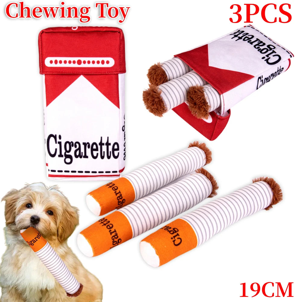 Novelty Imitation Squeaky Toy Cigarettes for Dogs