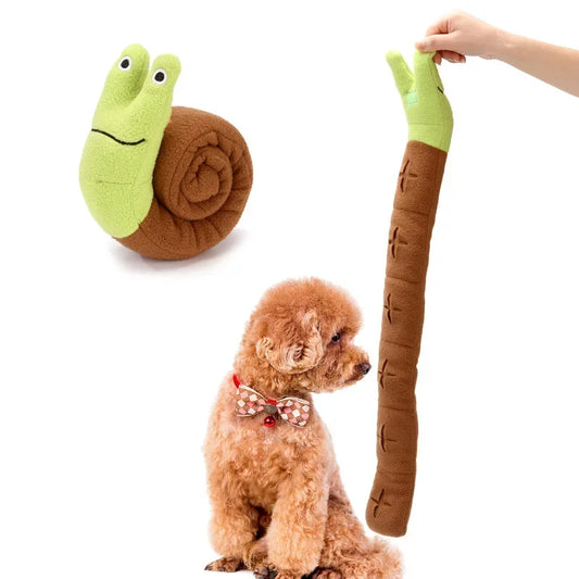 Plush Snail Foraging Snuffle Mat for Dogs