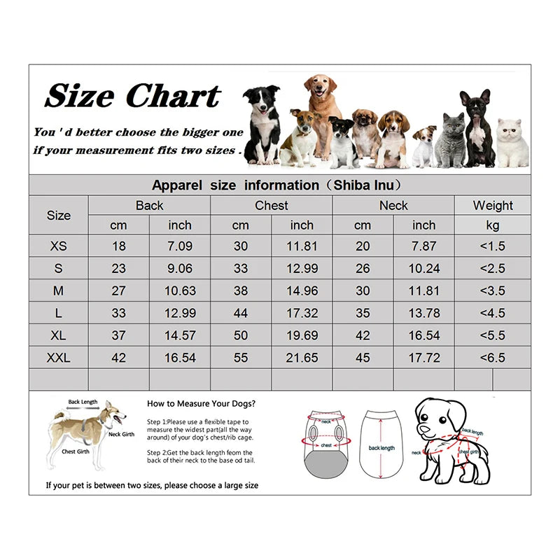 Warm Hooded Winter Coat for Dogs
