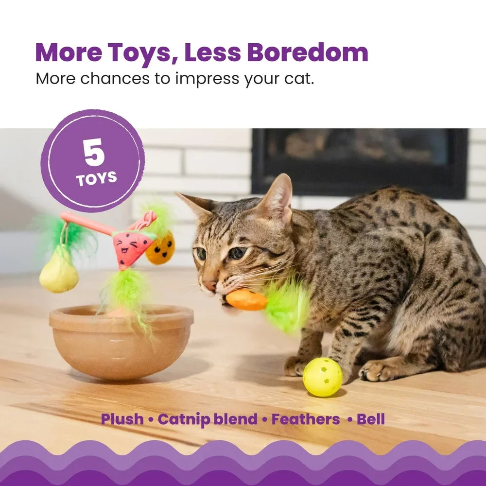 Indoor Wobbling Interactive Cat Toy