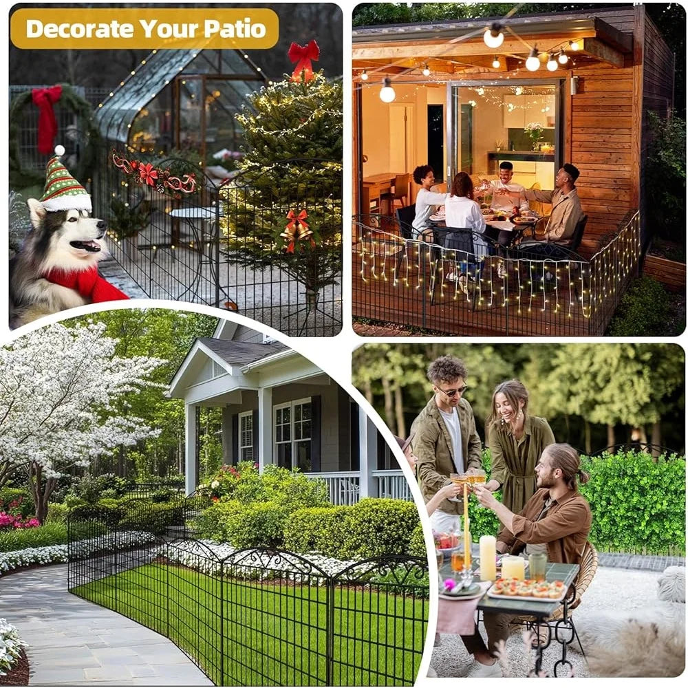 Rustproof 15 Panel Animal Barrier Fencing with Ground Stakes