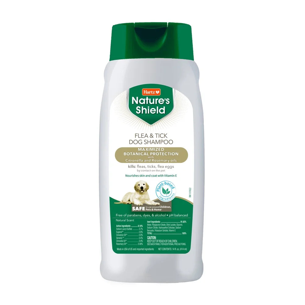 Mosquito Repellent 14oz Natural Flea & Tick Shampoo