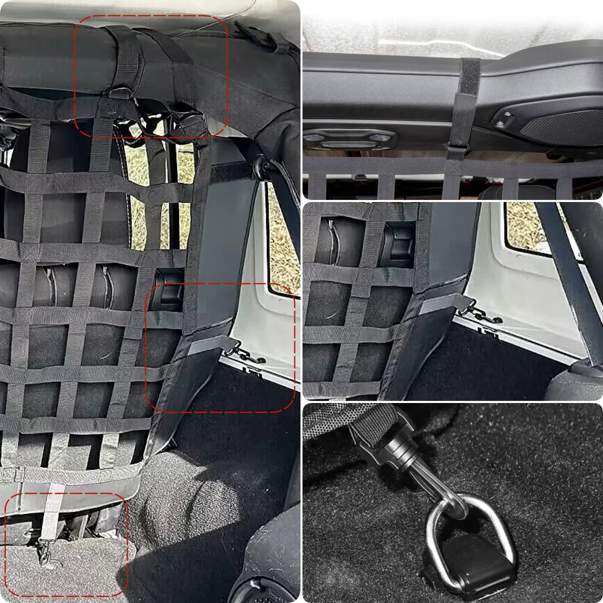 Pet Divider for Jeep Wrangler JK JL Gladiator JT 2007-2025