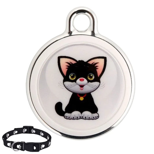 Bluetooth-Compatible Smart Locator Cat Collar Device