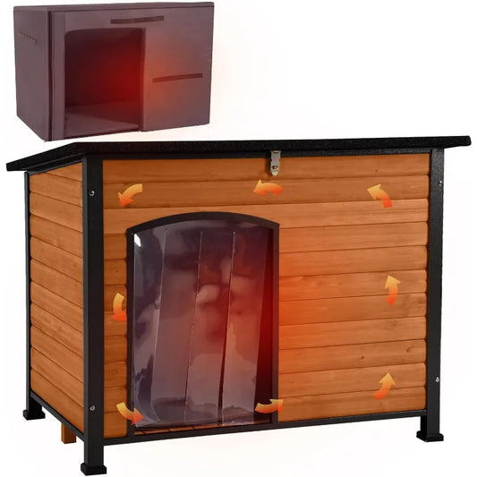 Insulated Waterproof Outdoor Dog House for Winter