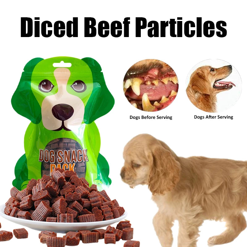 Diced Beef Dog Training Reward Treats