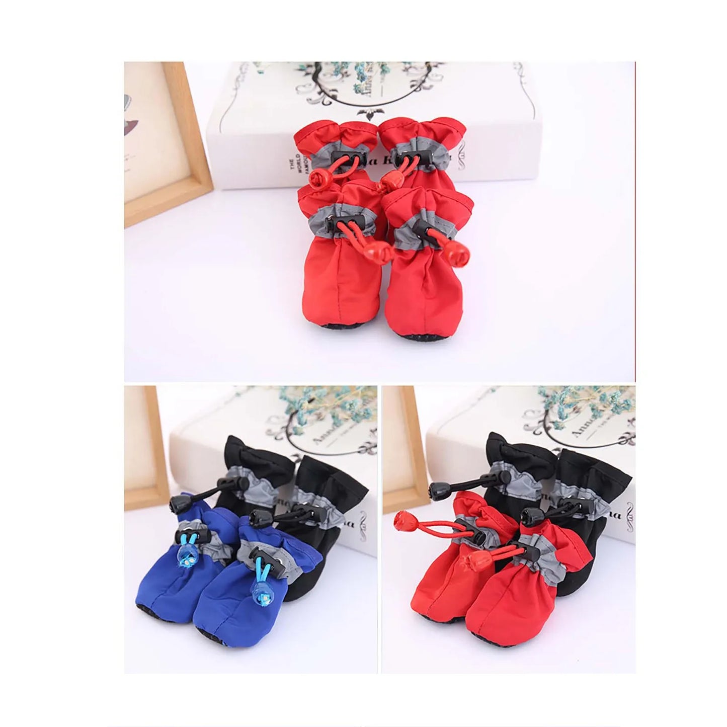 Adjustable Soft -Soled Breathable Shoes for Dogs