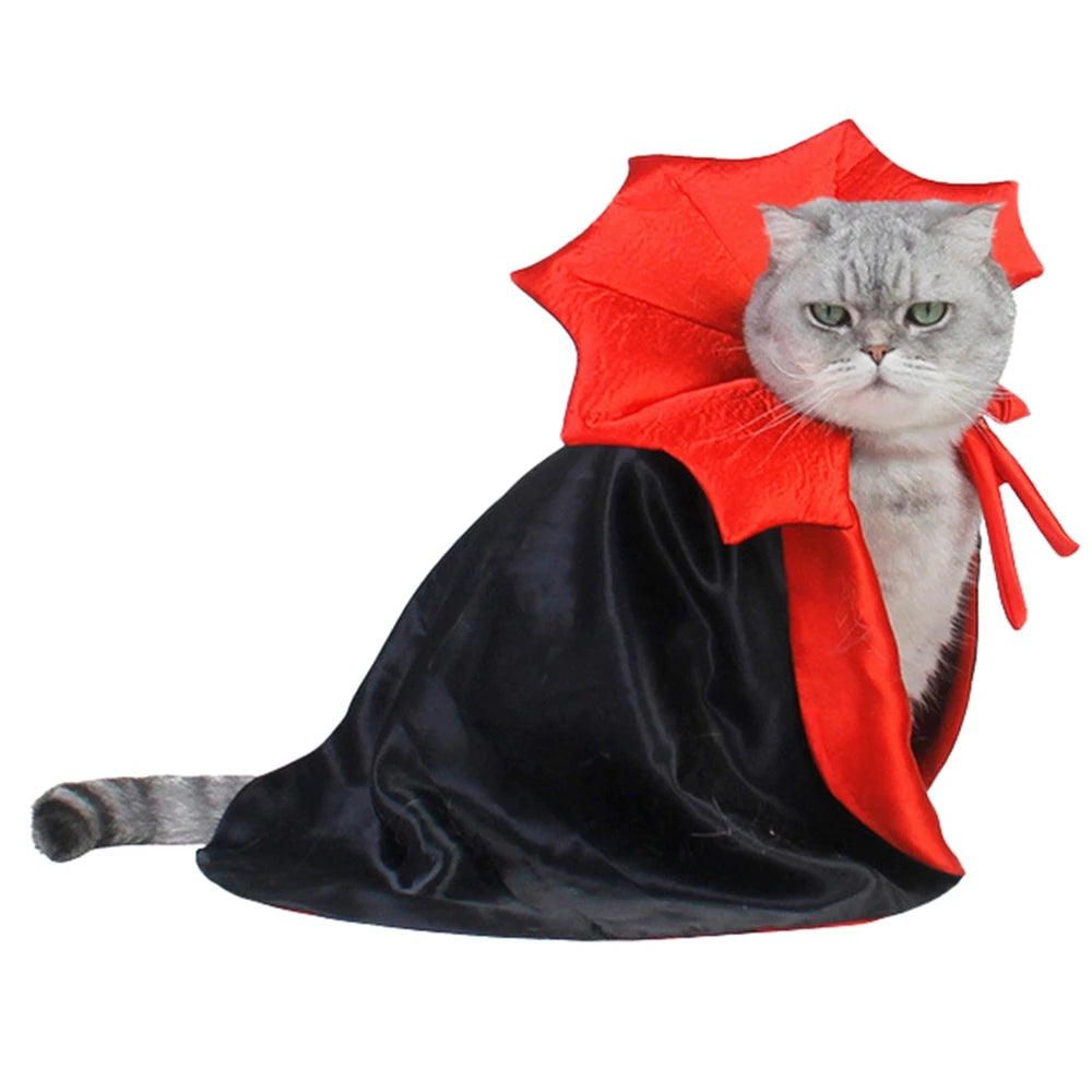 Vampire Pet Cloak, Halloween Accessories for Pets