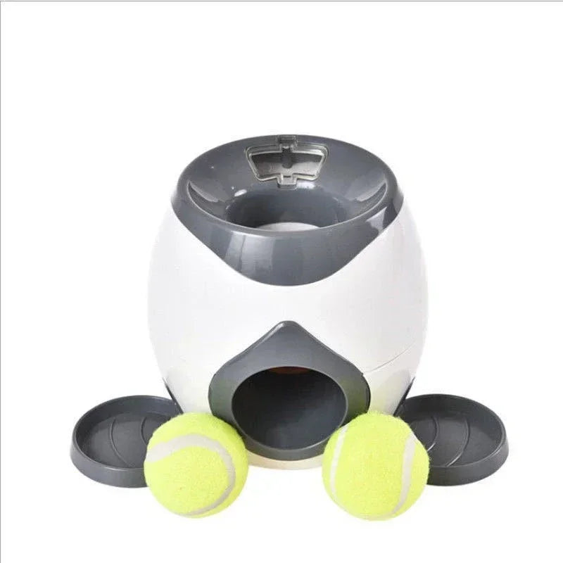 Tennis Ball Launcher, Treat Dispenser Machine