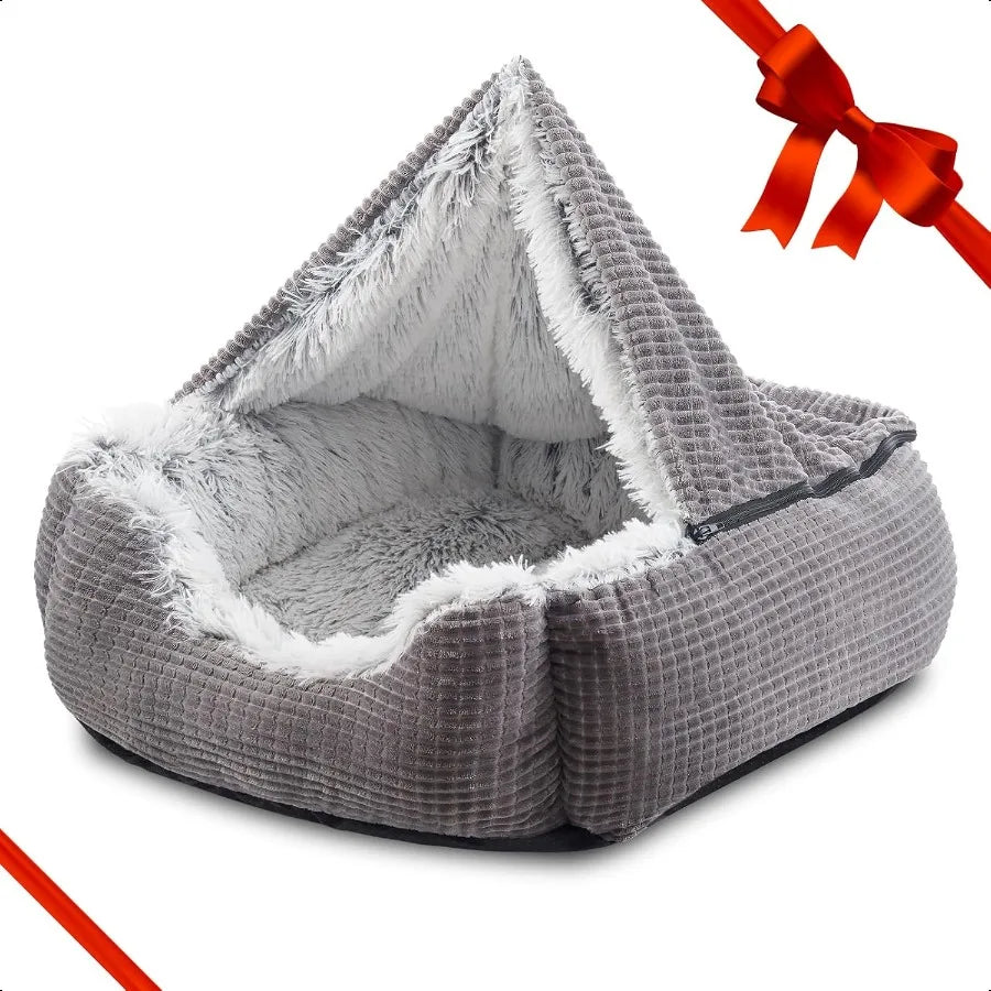 Indoor Luxury  2 n 1 Orthopedic  Pet Bed with Blanket