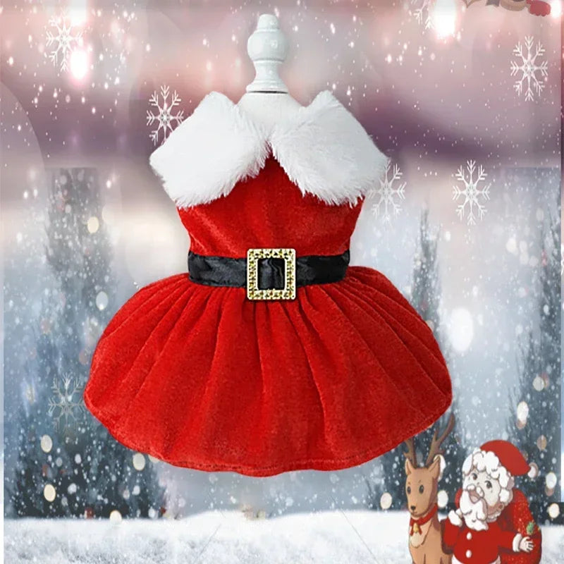 Christmas Dress Costume for Dogs