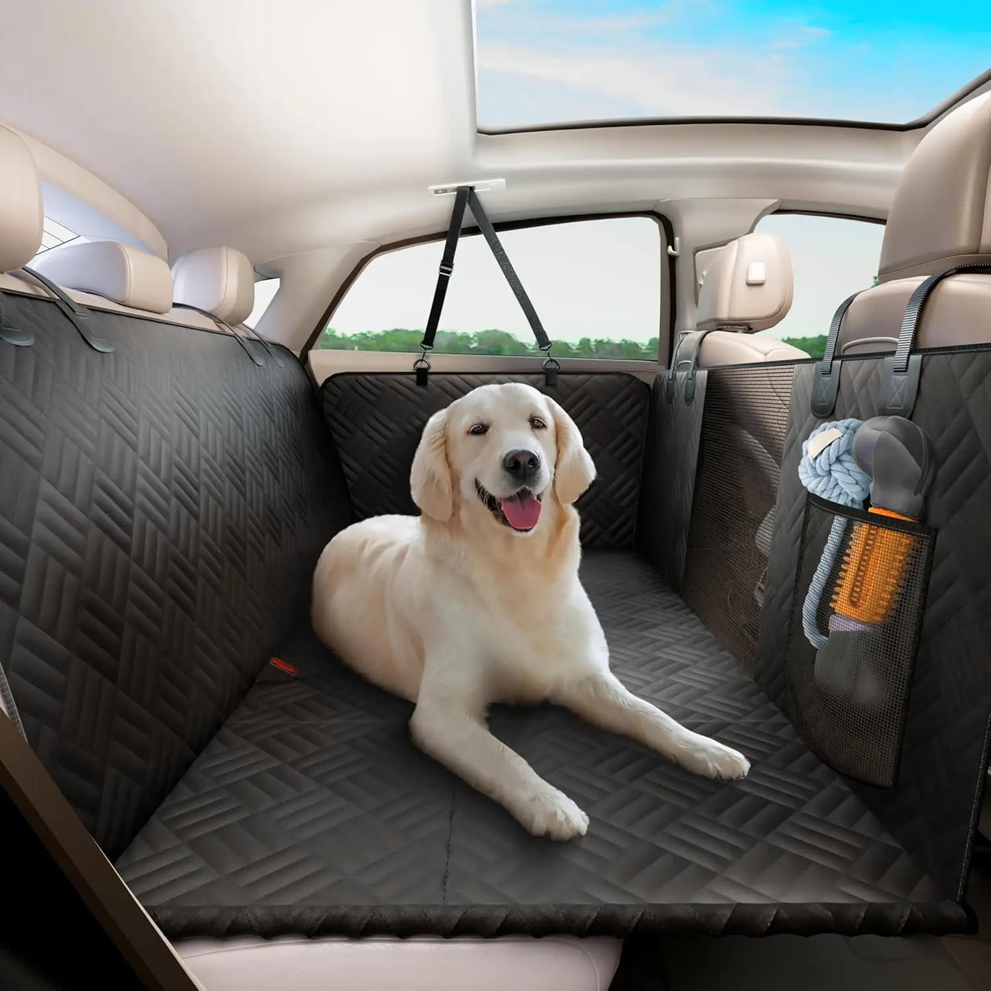 Anti-Scratch Rear Seat Cover Washable Dog Hammock