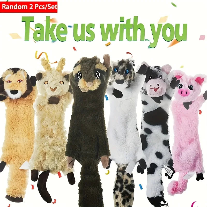 Soft Durable Squeaky Chew Toys for Dogs