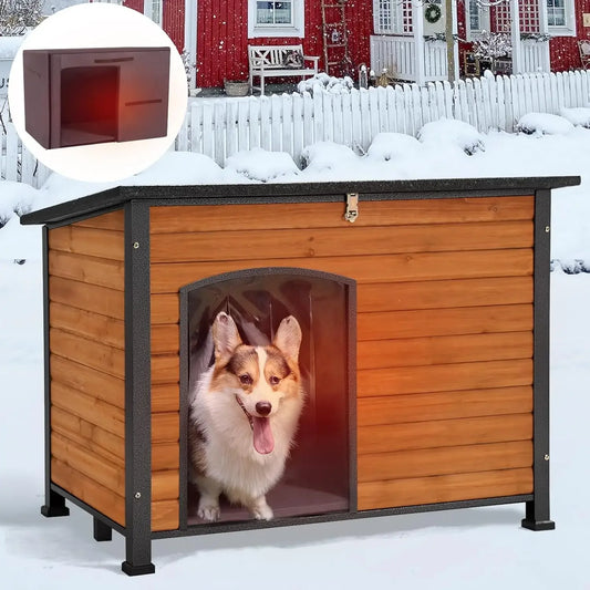 Large Insulated Winter Dog House for Outside