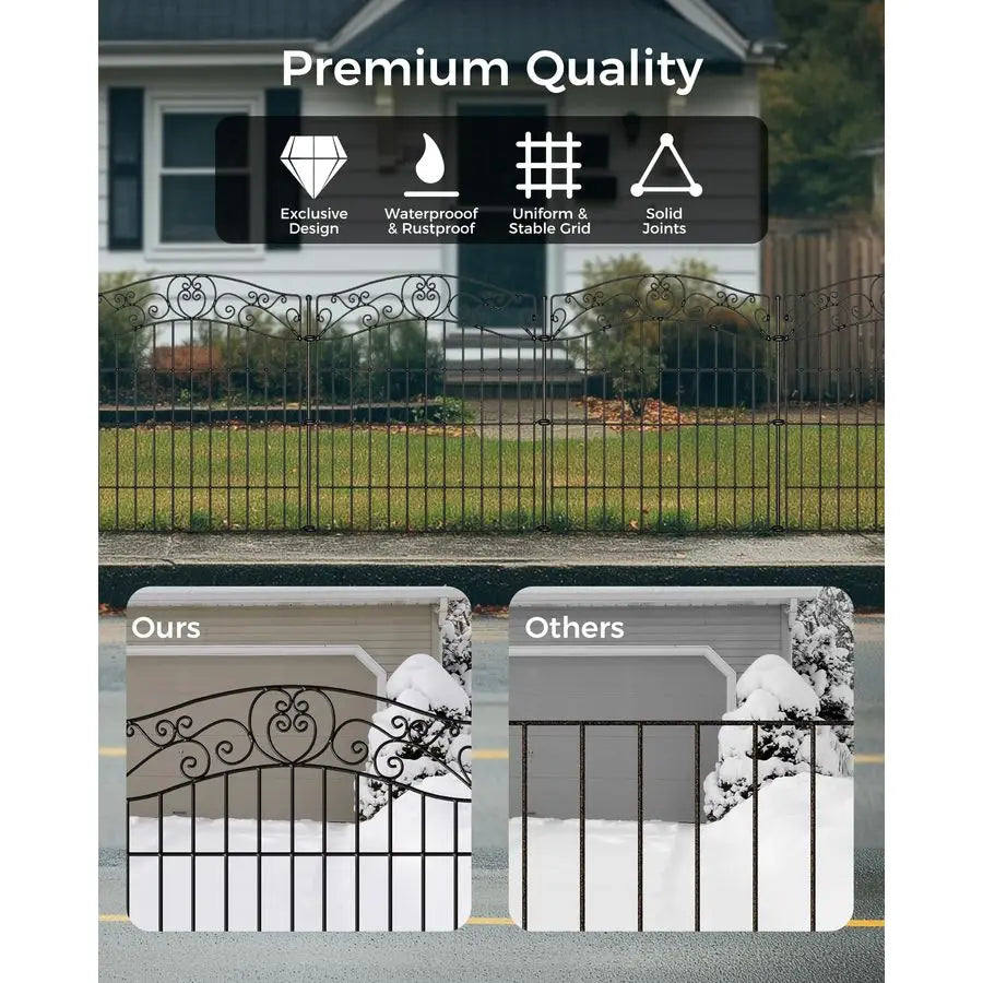 No Dig Pet Barrier Decorative Fencing Panels