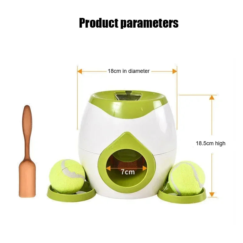 Tennis Ball Launcher, Treat Dispenser Machine
