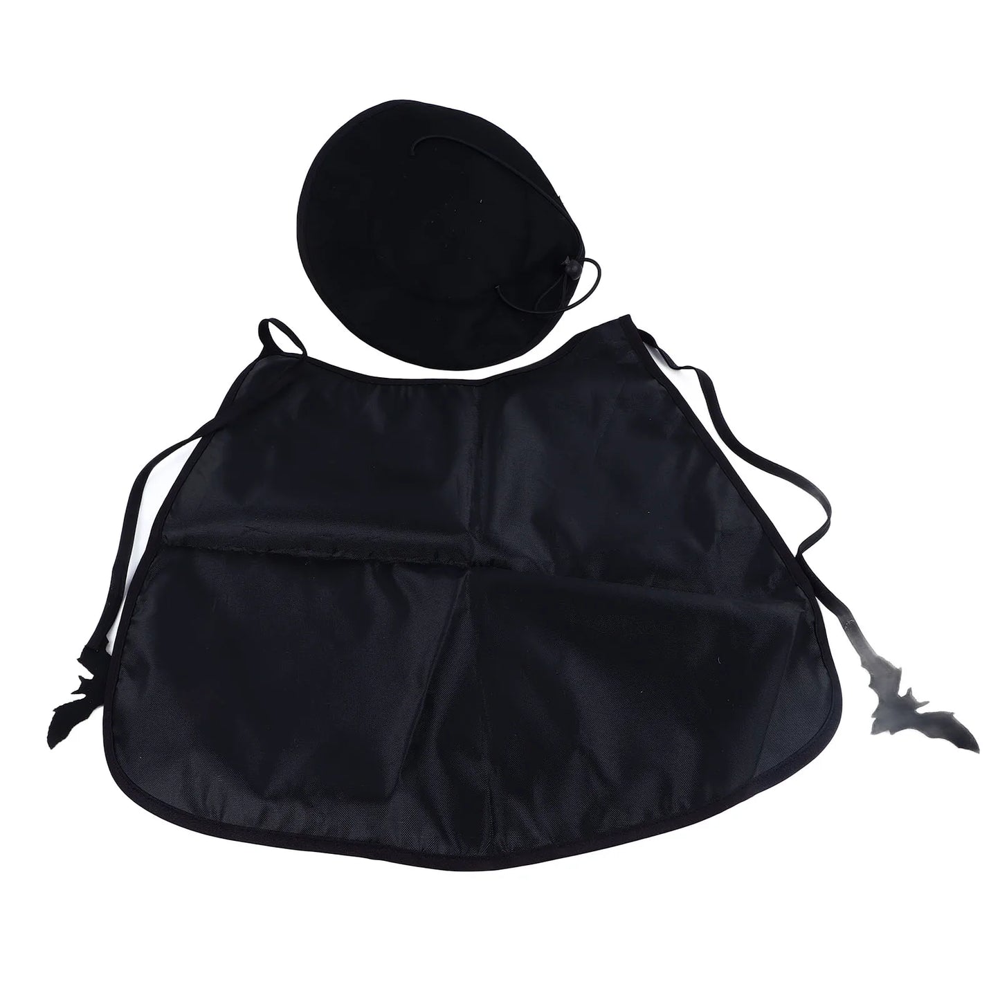 Halloween Pet Costume, Cloak and Hat Set