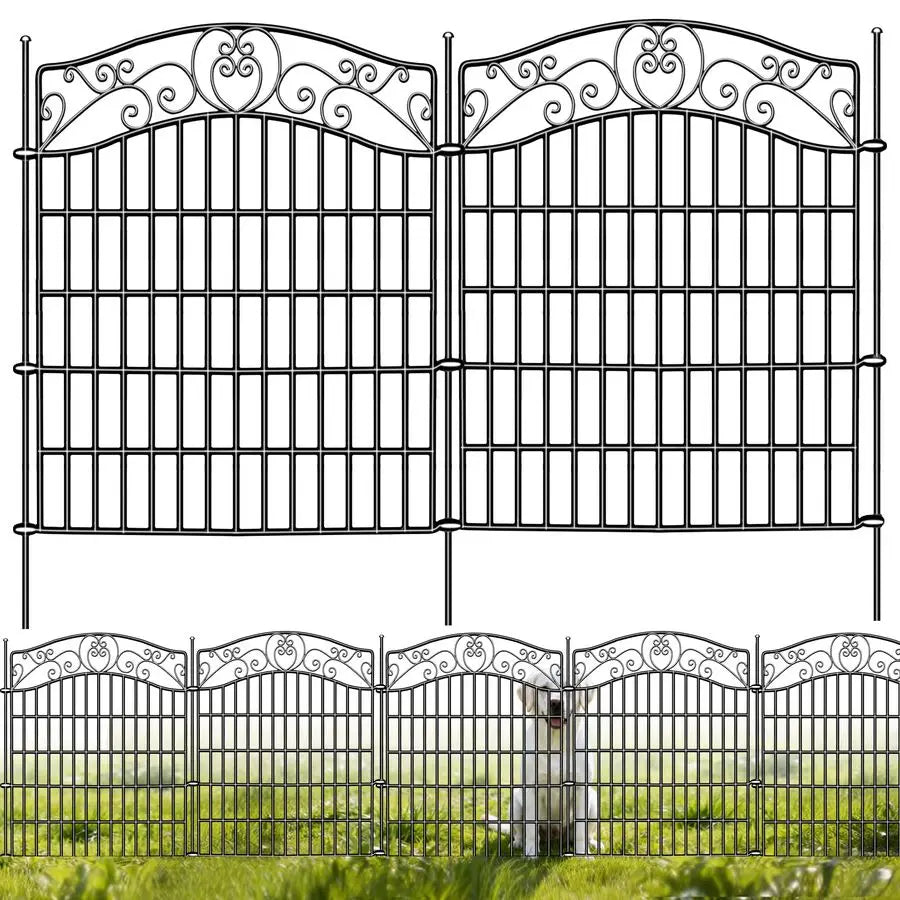 No Dig Pet Barrier Decorative Fencing Panels