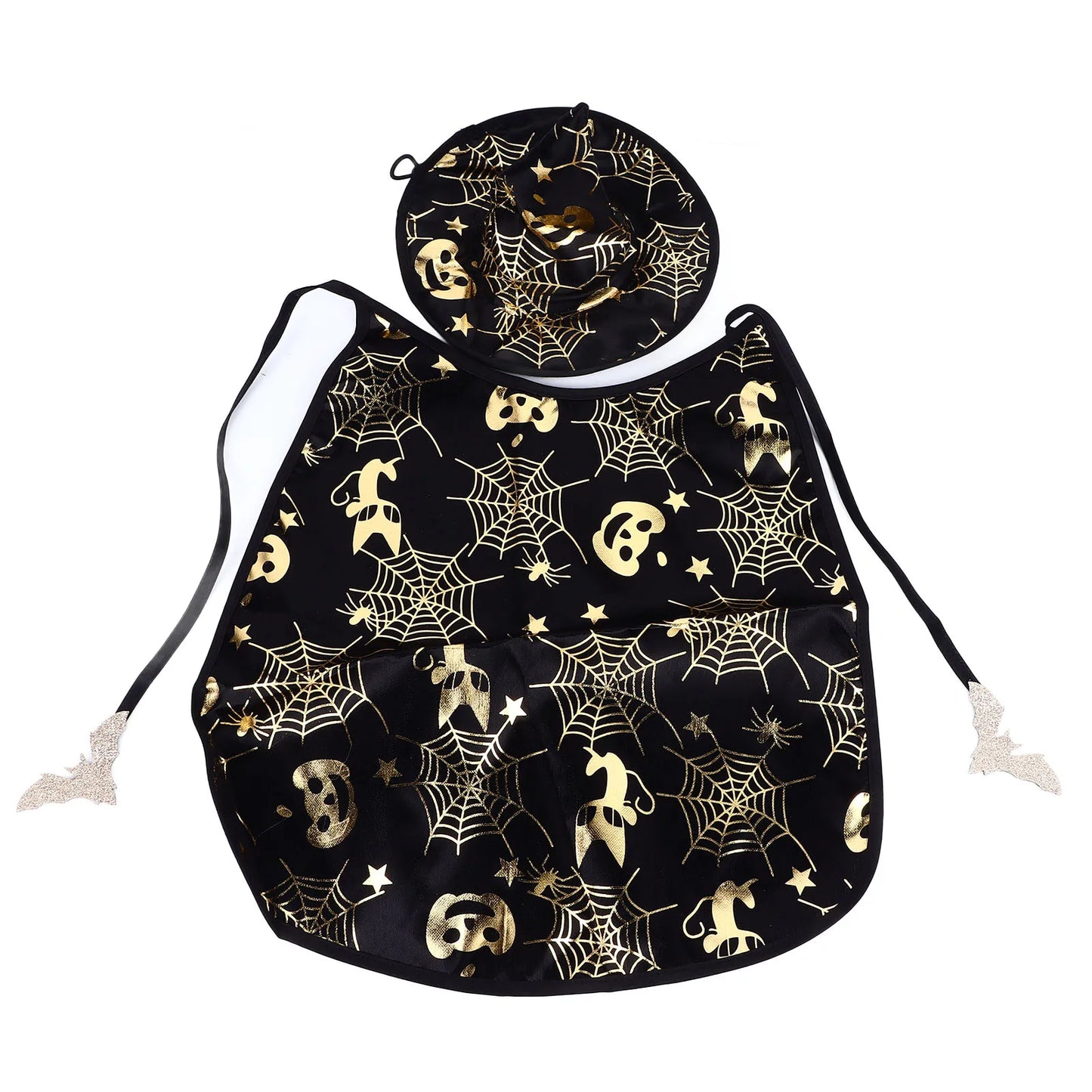 Halloween Pet Costume, Cloak and Hat Set