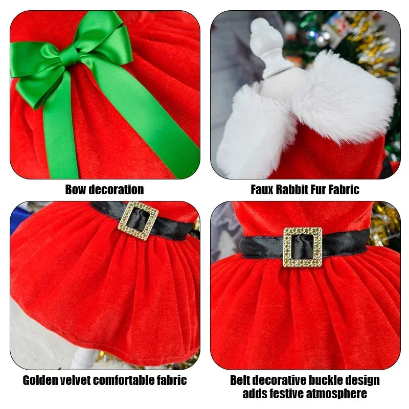 Christmas Dress Costume for Dogs