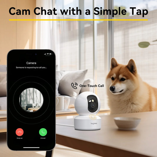 Indoor 2-Way Audio Smart Camera, Pet Surveillance