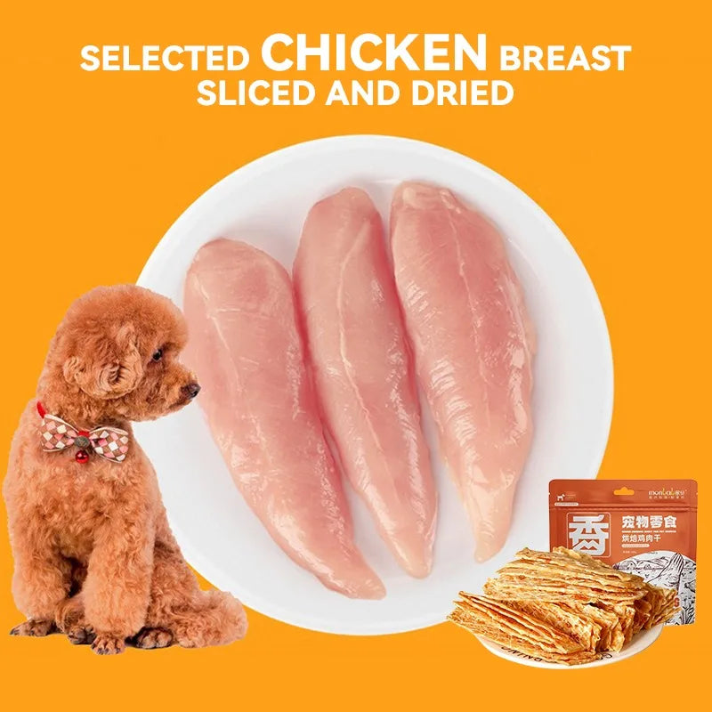 Flavorful Dried Chicken Jerky Dog Treats 500g