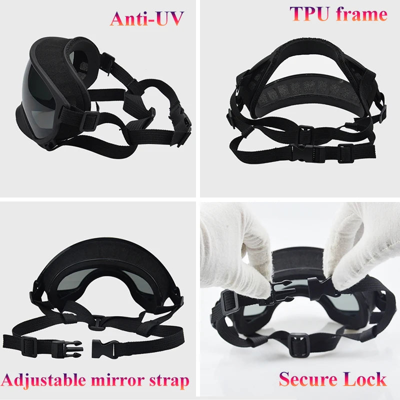 Anti-UV Goggle Sunglasses Eyewear Protection for Dogs