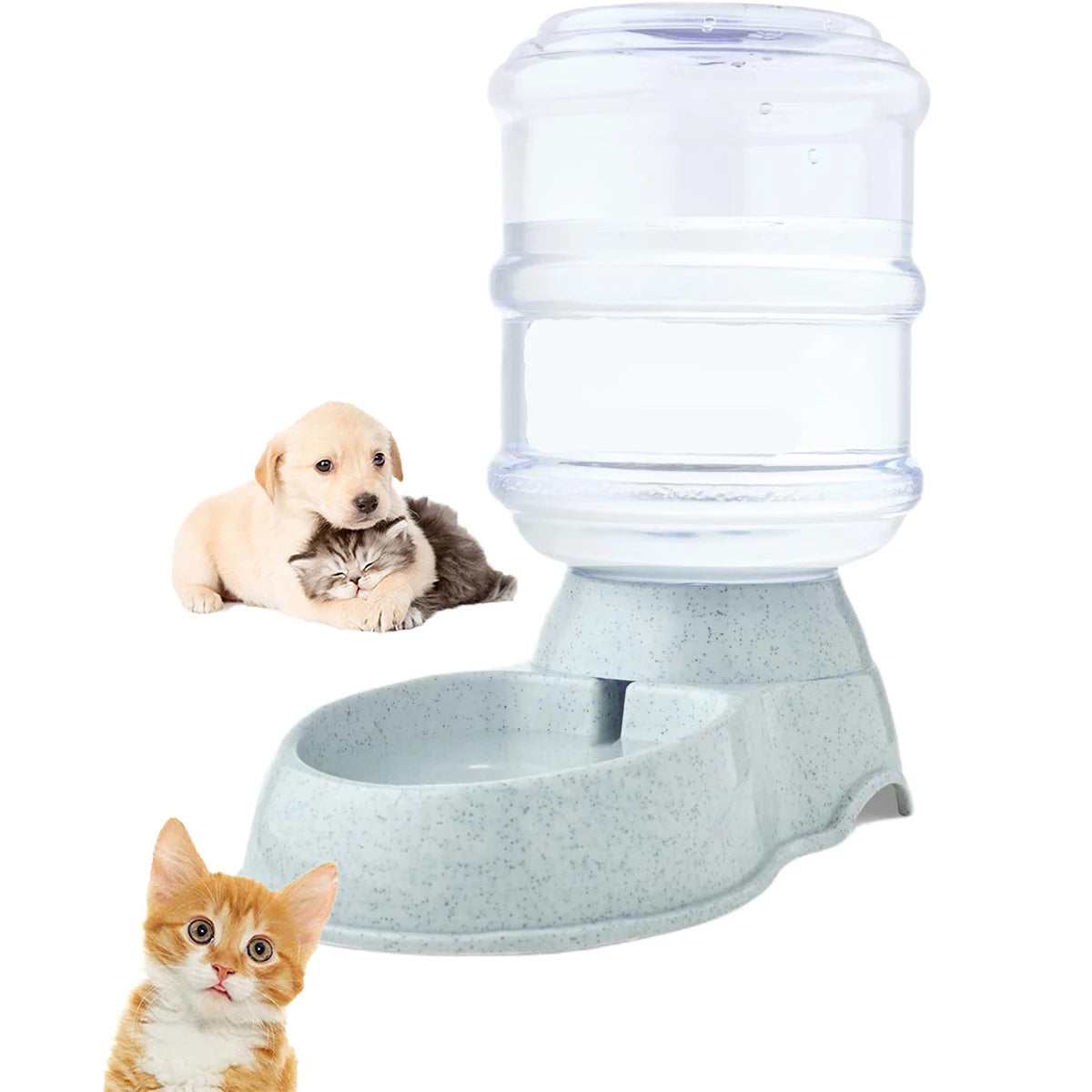 Large Capacity Automatic Food and Water Dispenser for Pets