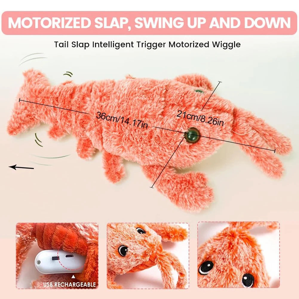 Floppy Lobster Squeaky Toy for Pets