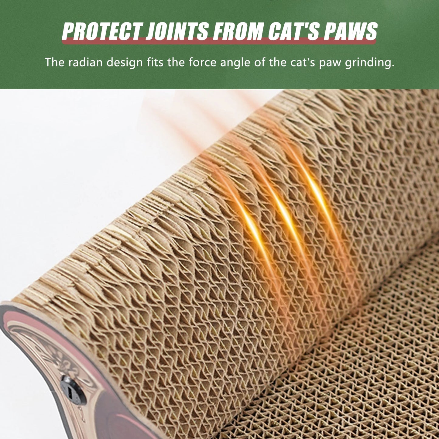 Cardboard Sofa Couch Scratcher for Cats