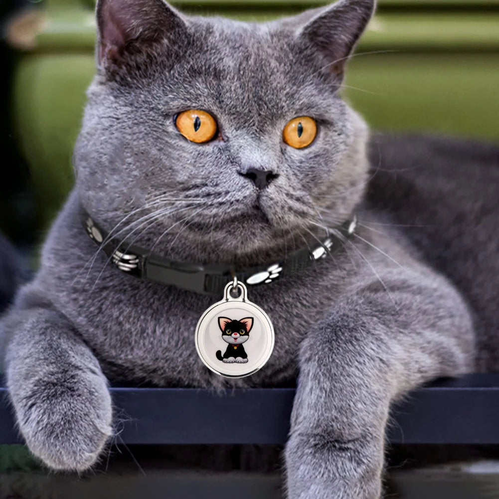 Bluetooth-Compatible Smart Locator Cat Collar Device