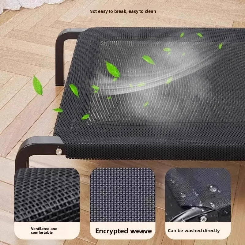 Ventilated, Portable Elevated Dog Bed