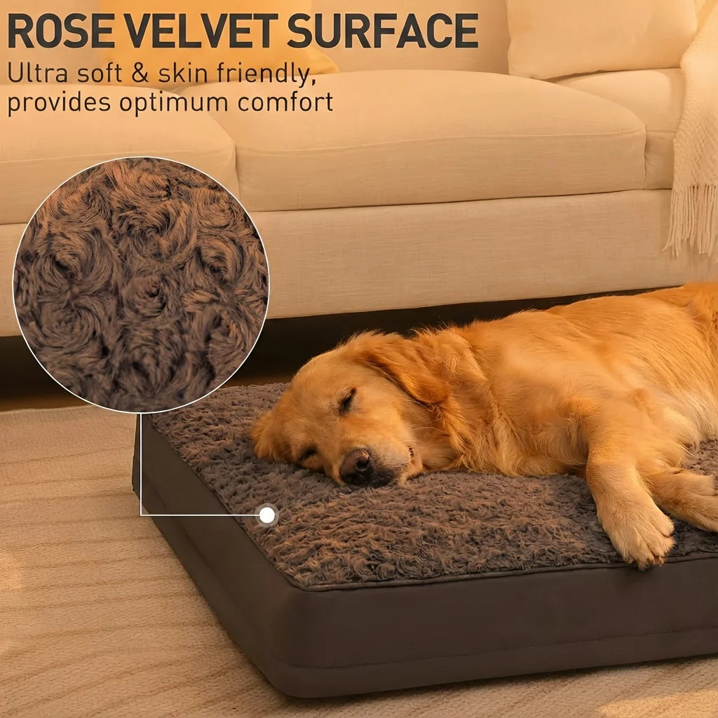 Plush Orthopedic Bed for Large Dogs